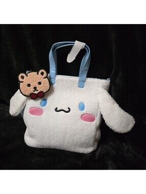 Loungefly Sanrio Cinnamoroll Tote Bag White Blue Crossbody Strap And Coin Purse